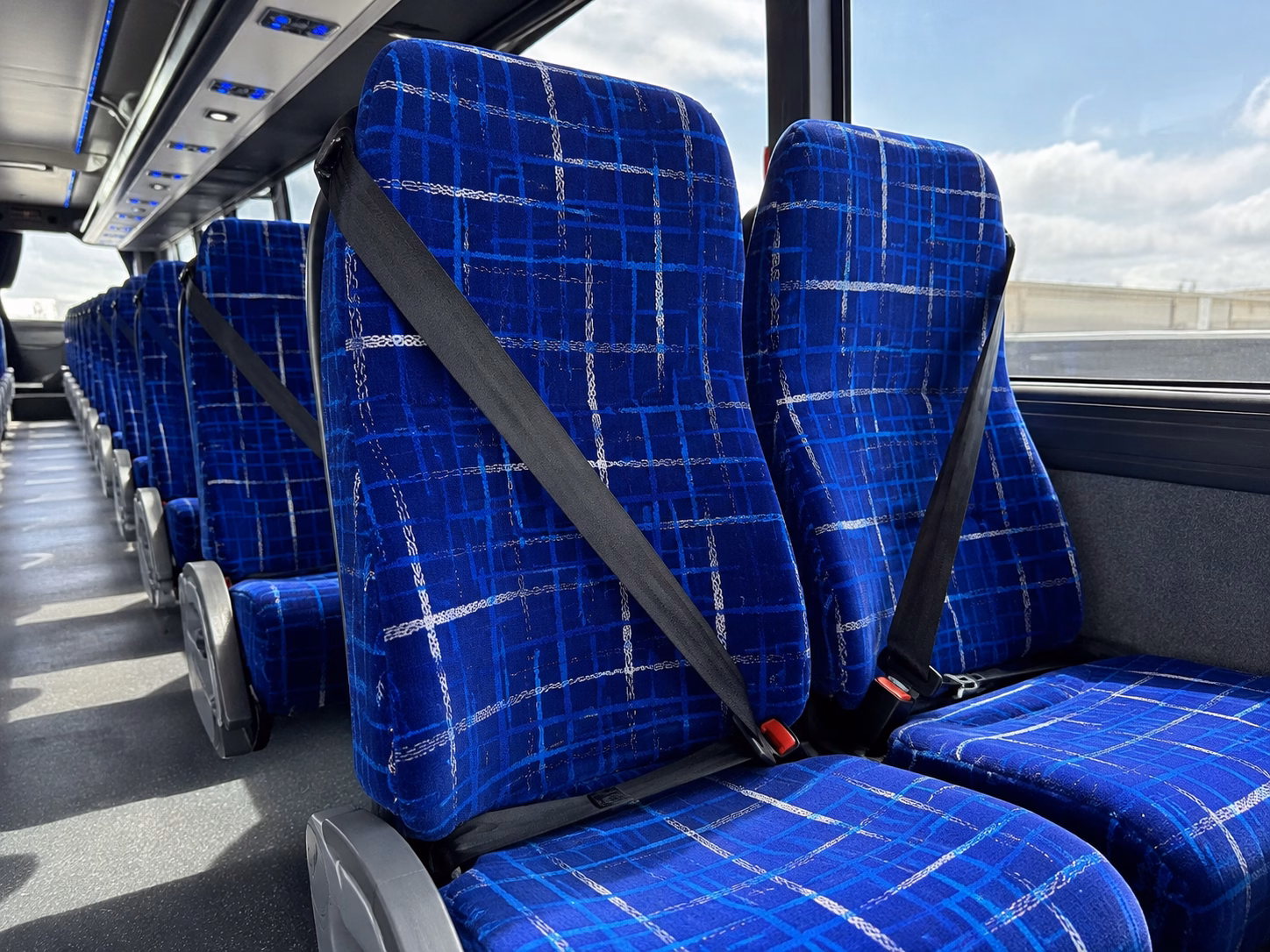 ventura charter bus services interior